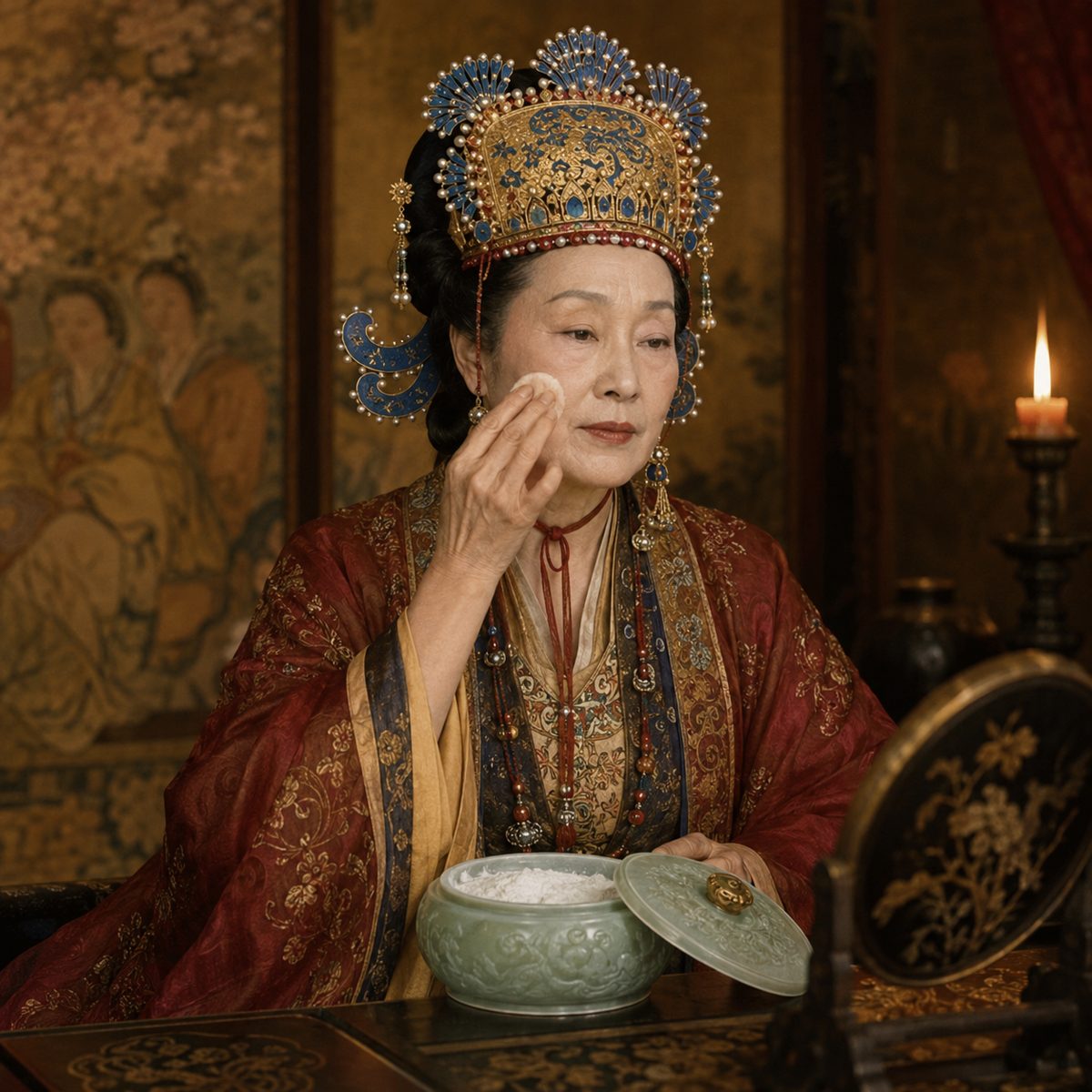 L'imperatrice Wu Zetian con la sua polvere di perla