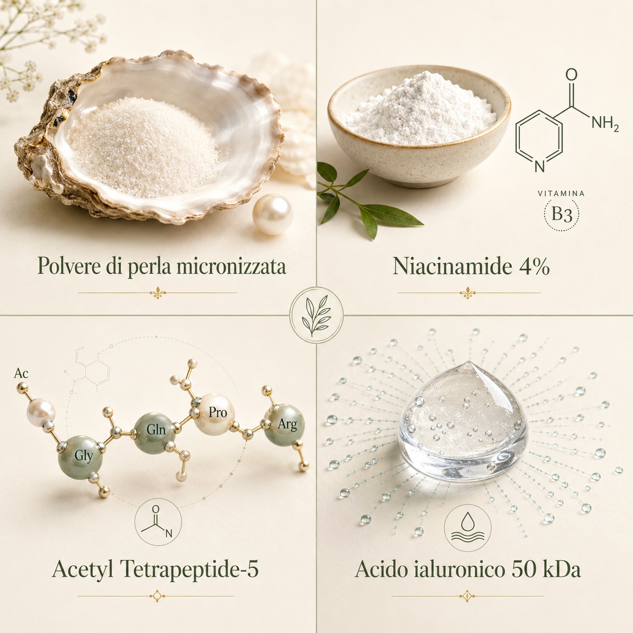 I quattro principi attivi di Perla Eyes